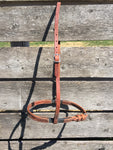 Noseband with rubber